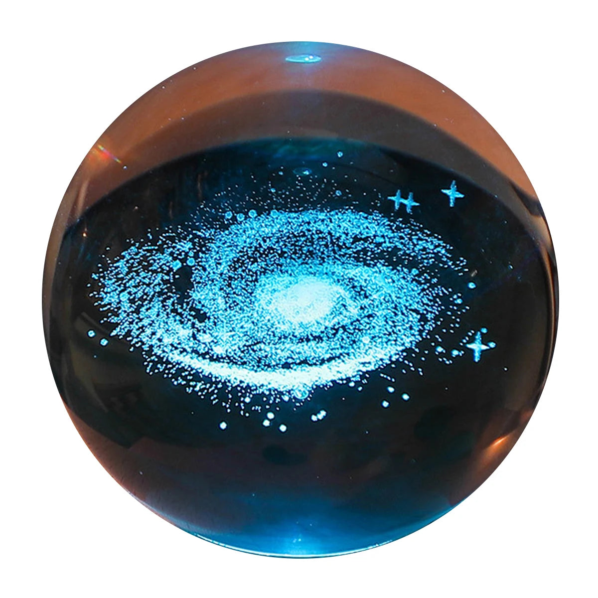 Crystal Ball LED Night Light Galaxy 3D Planet Moon Lamp Bedroom Home Decor for Kids Party Children Birthday Christmas Gifts