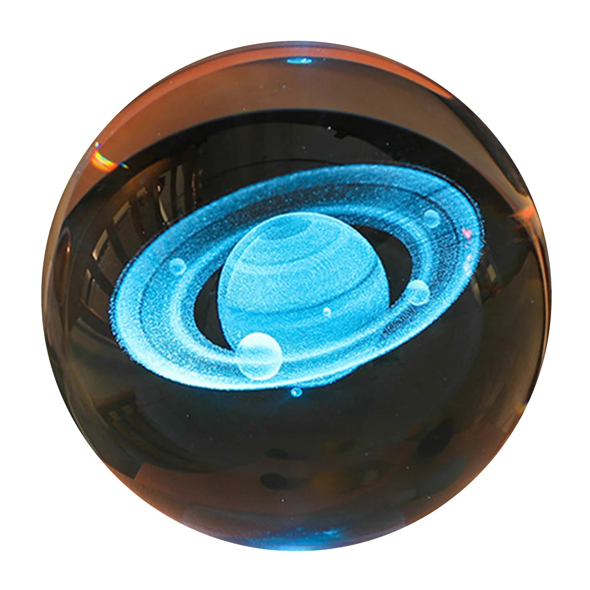 Crystal Ball LED Night Light Galaxy 3D Planet Moon Lamp Bedroom Home Decor for Kids Party Children Birthday Christmas Gifts