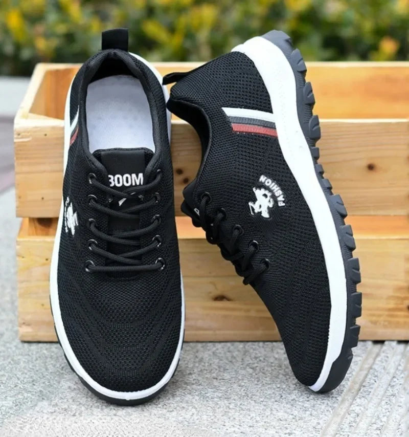 Brand Men Shoes High Quality Casual Non-slip Breathable Fale Shoes Autumn Fashion Trend Thick-soled Leather Versatile Sneakers