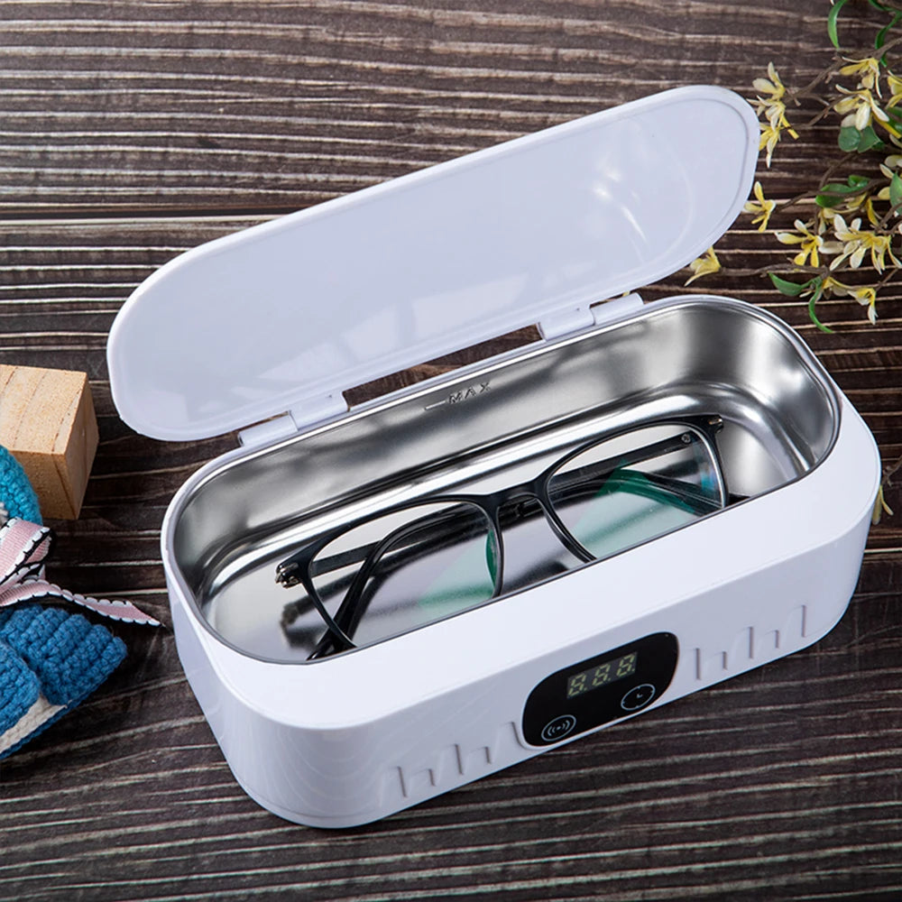 Ultrasonic Cleaner Glasses Ultrasonic Cleaning Machine High Frequency Jewelry Ultrasound Cleaning Bath Ultrasonic washing Device