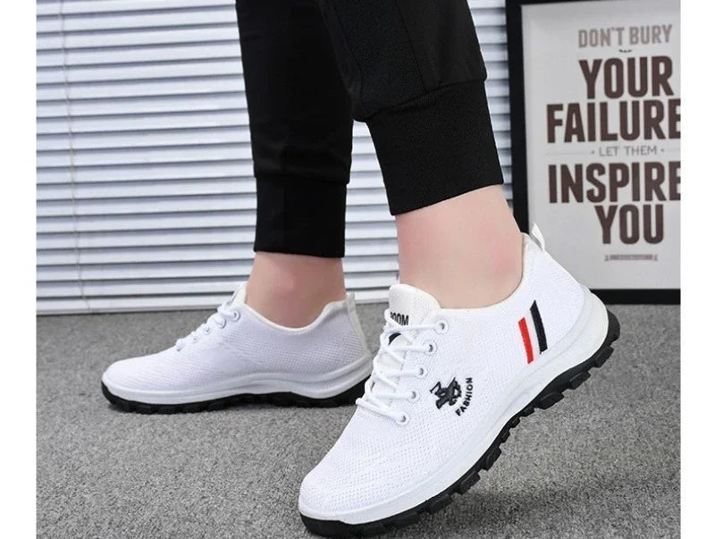 Brand Men Shoes High Quality Casual Non-slip Breathable Fale Shoes Autumn Fashion Trend Thick-soled Leather Versatile Sneakers