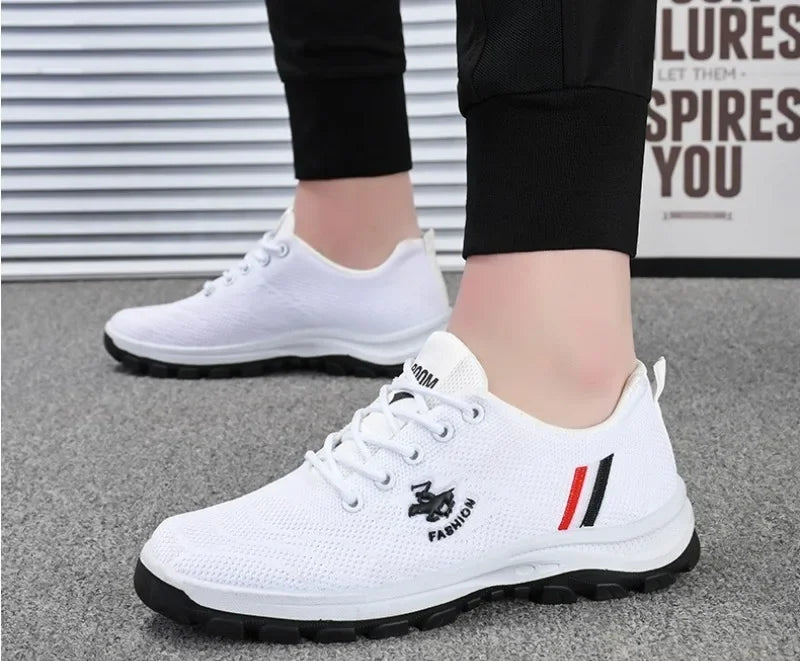 Brand Men Shoes High Quality Casual Non-slip Breathable Fale Shoes Autumn Fashion Trend Thick-soled Leather Versatile Sneakers