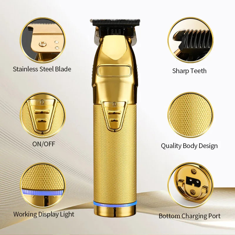 USB Hair Clipper Professional Electric Pro Hair Trimmer Barber Shaver Trimmer Beard 0mm Men Hair Cutting Machine for Men